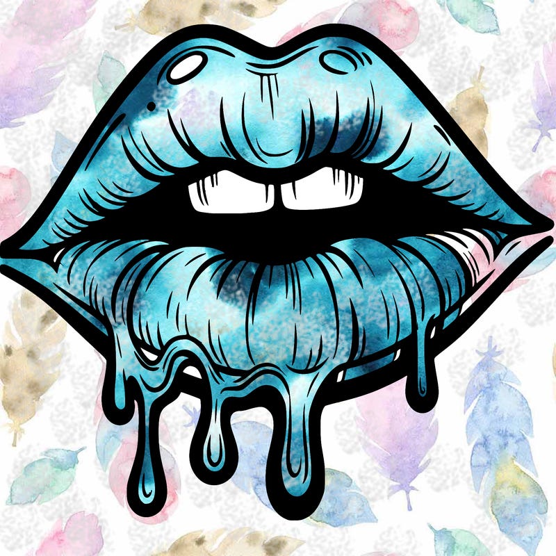 lips that look realistic and drip