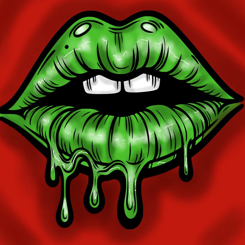 lips that look realistic and drip