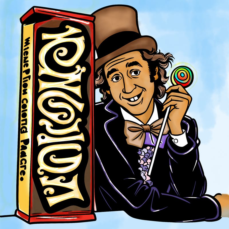 wonka bar at the movie