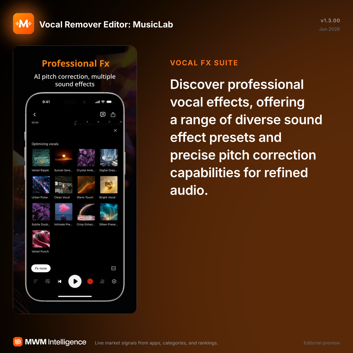 Vocal Remover Editor: MusicLab - Music App | MWM