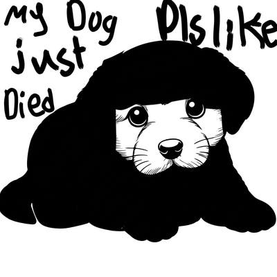 a cute realistic puppy