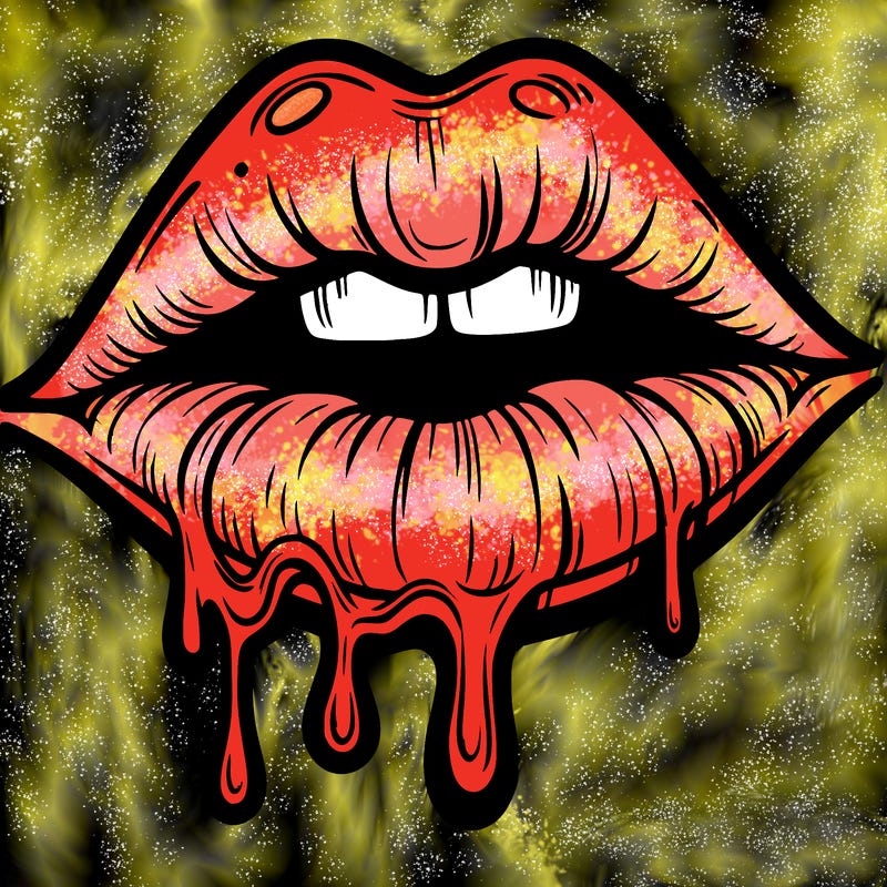 lips that look realistic and drip