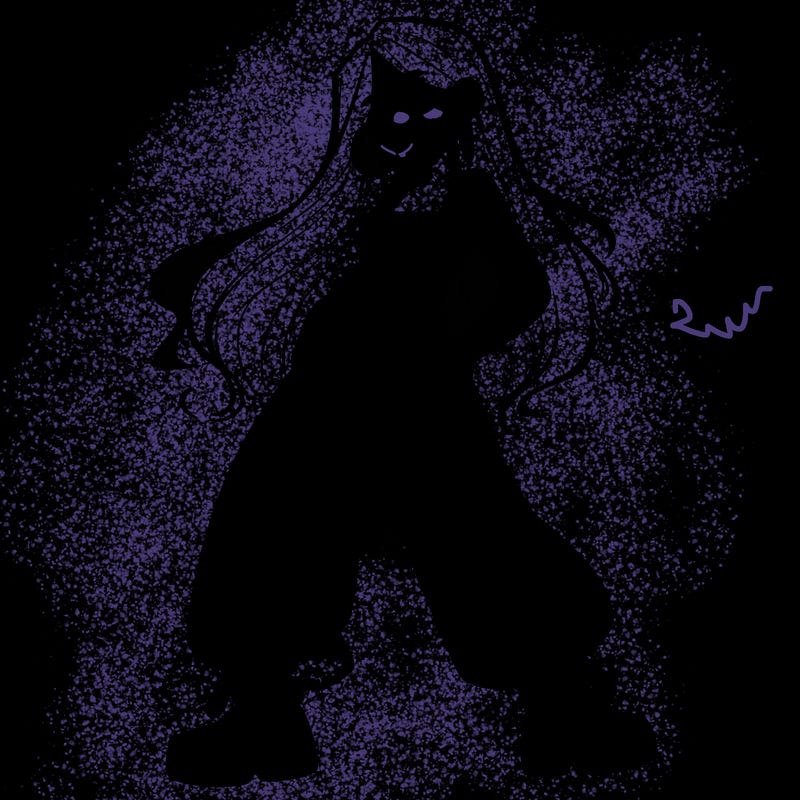 girl in baggy pants crop top and long hair