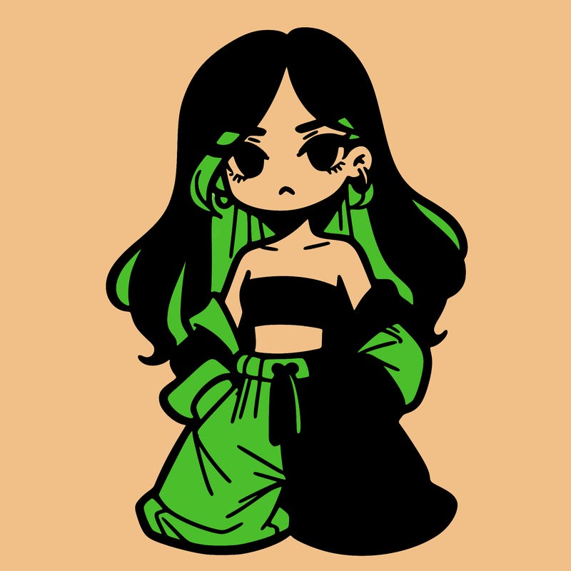 a girl with baggy jeans and crop top