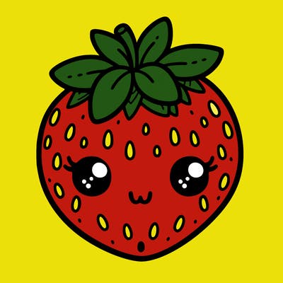 cute strawberry