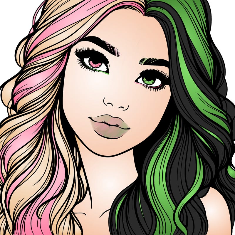 beautiful realistic girl