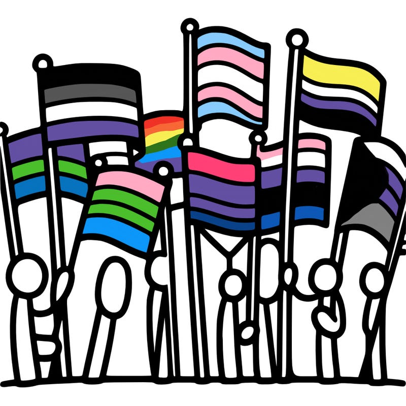 pride flags
