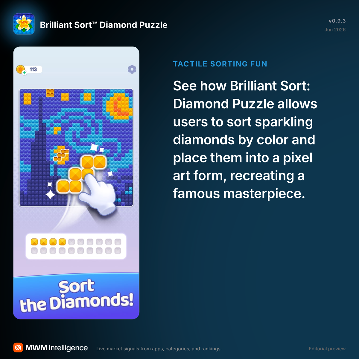 Brilliant Sort™ Diamond Puzzle - Games App | MWM