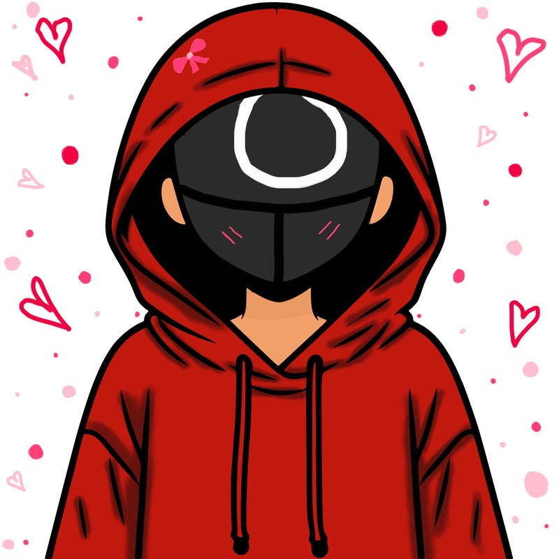 faceless girl in hoodie