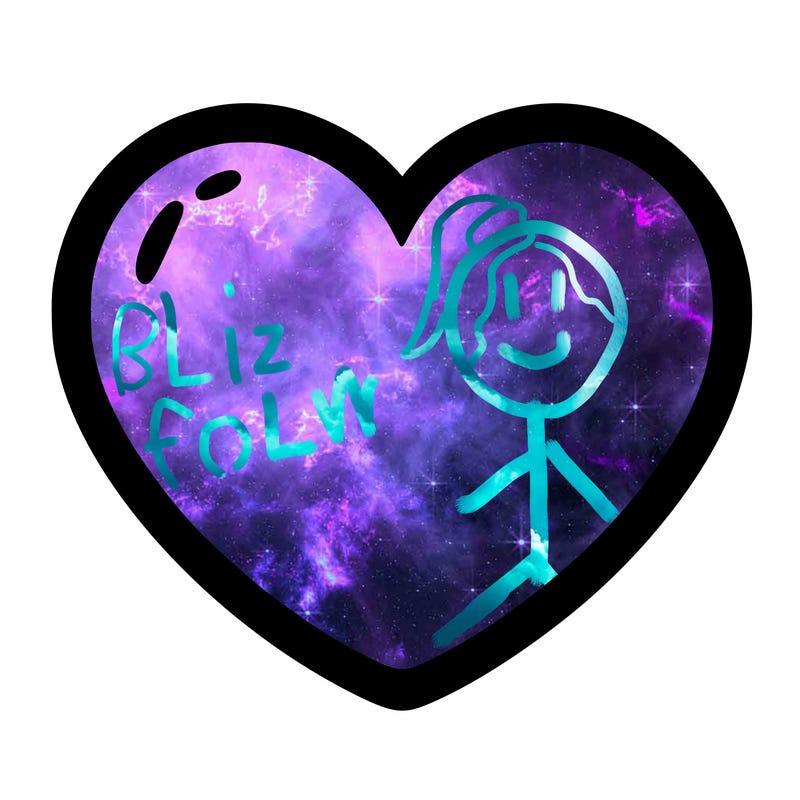 a blank heart