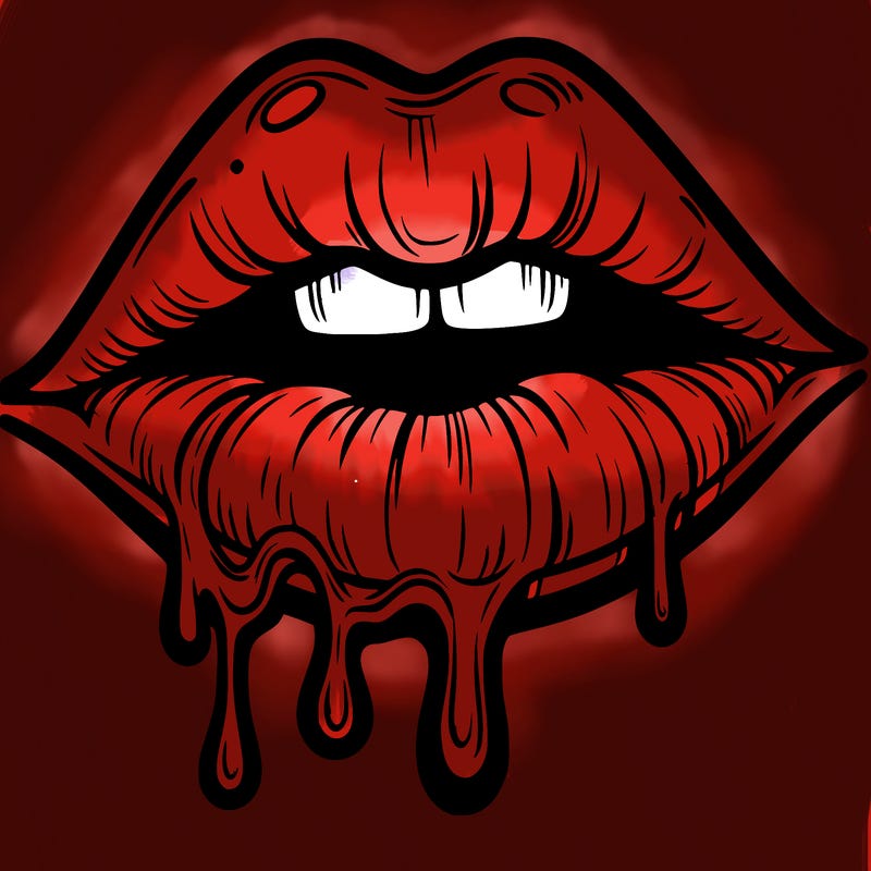 lips that look realistic and drip