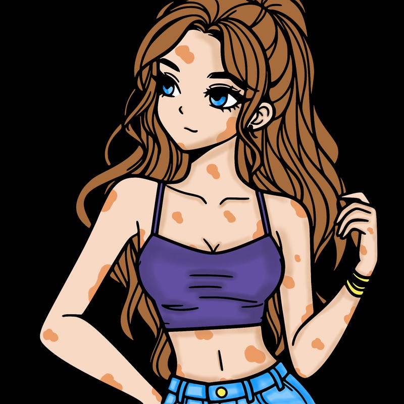 girl in crop top