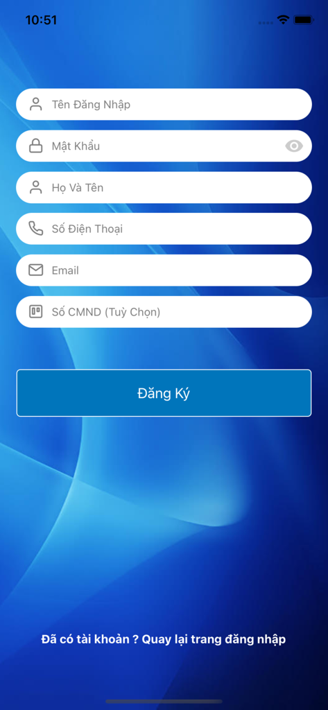 GMD SmartPort - GMD SmartPort mobile app registration screen with sign up fields for logistics professionals