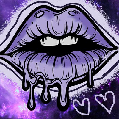 lips that look realistic and drip