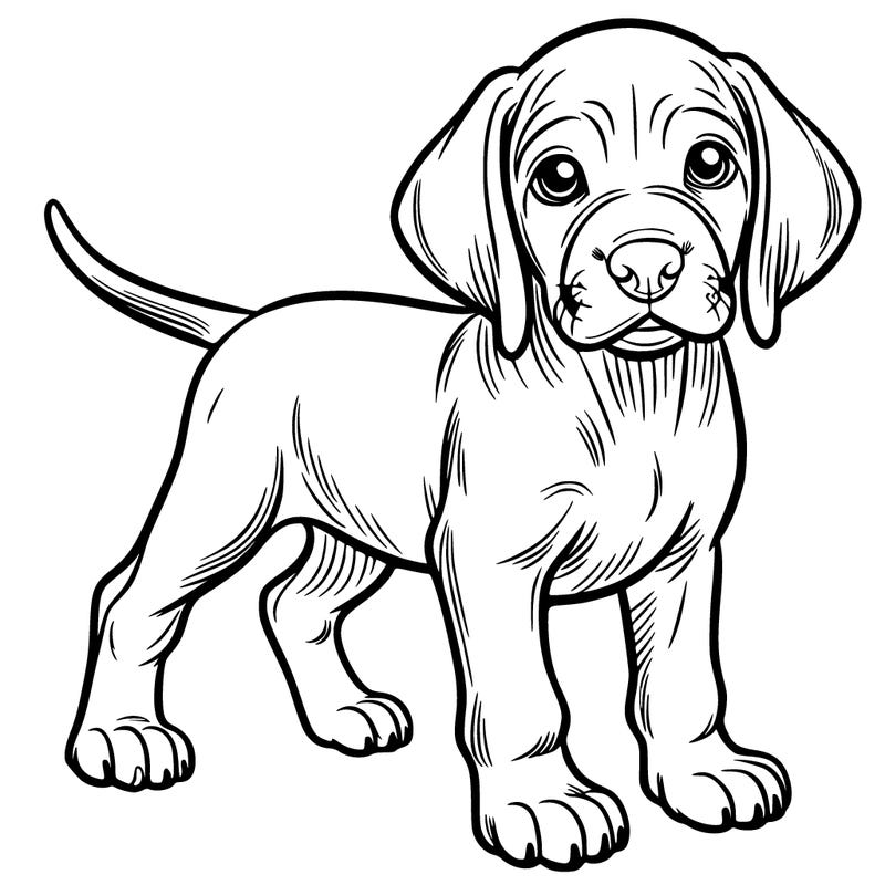 hungarian vizsla puppy