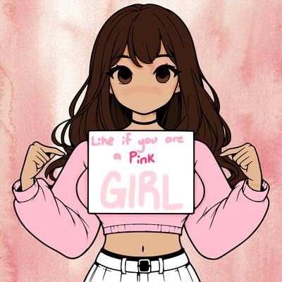 girl holding a blank sign in a long sleeve crop top