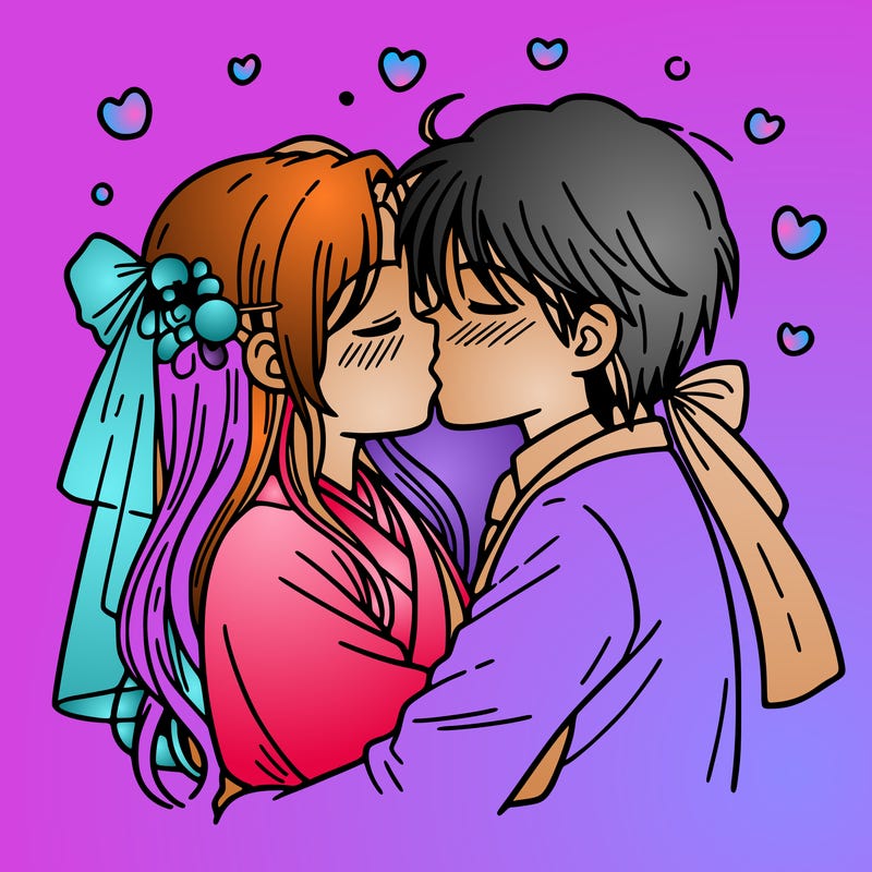 kissing