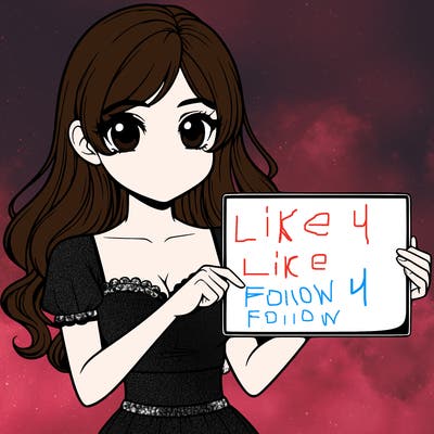 realistic pretty girl holding blank sign