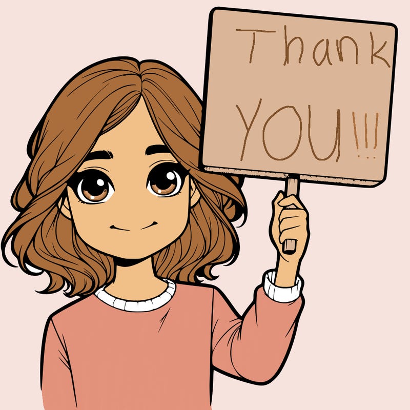 realistic girl holding up a sign