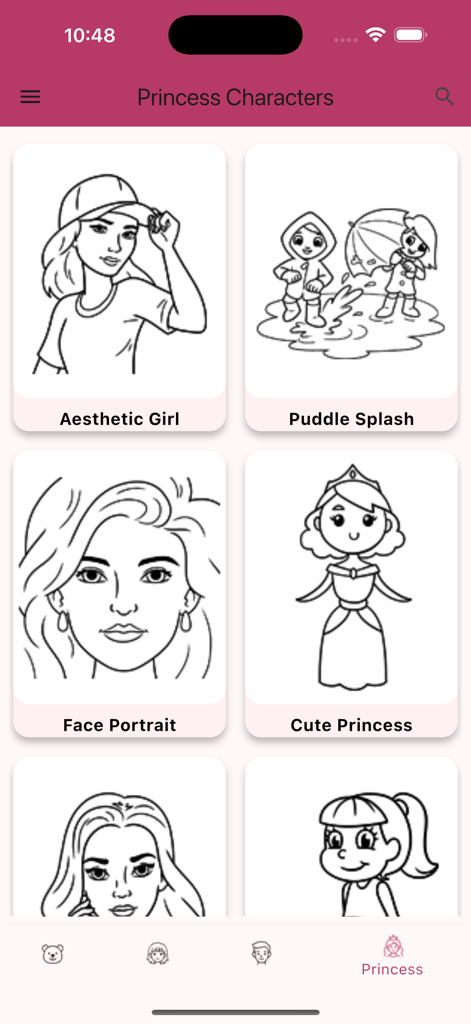 Learn Drawing - Step by Step - Una galería de tutoriales de dibujo de princesas y personajes femeninos para niños y principiantes.