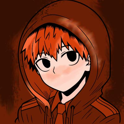manga character with a hoodie