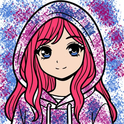 girl in hoodie