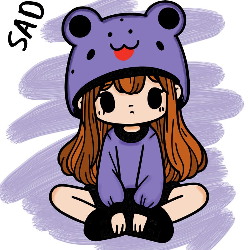 a girl wearing a frog hat and some frog socks