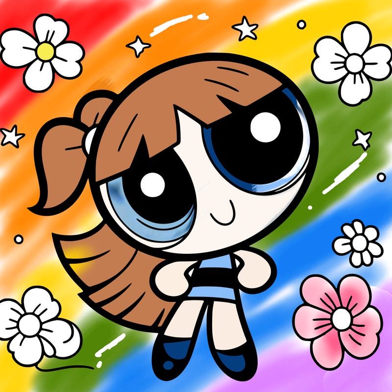 a powerpuff girl