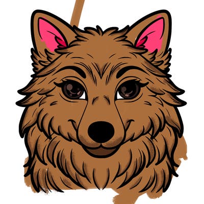 wolf with beautiful eyes