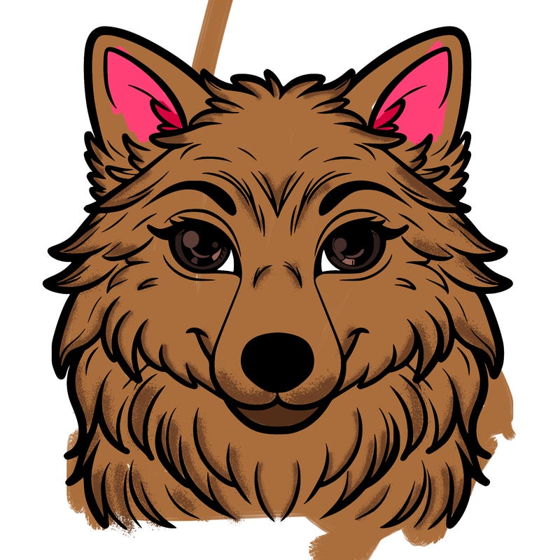 wolf with beautiful eyes