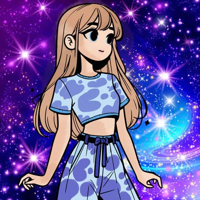 girl in a cute crop top