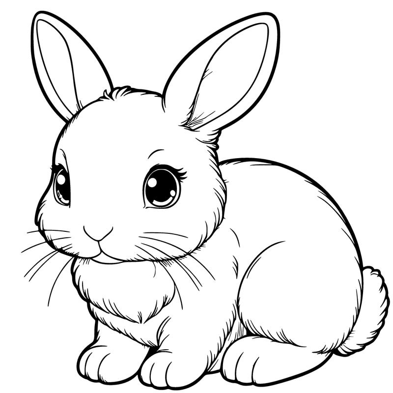 bunny realistic cute