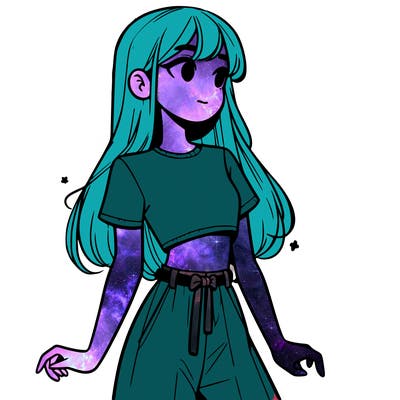 girl in a cute crop top