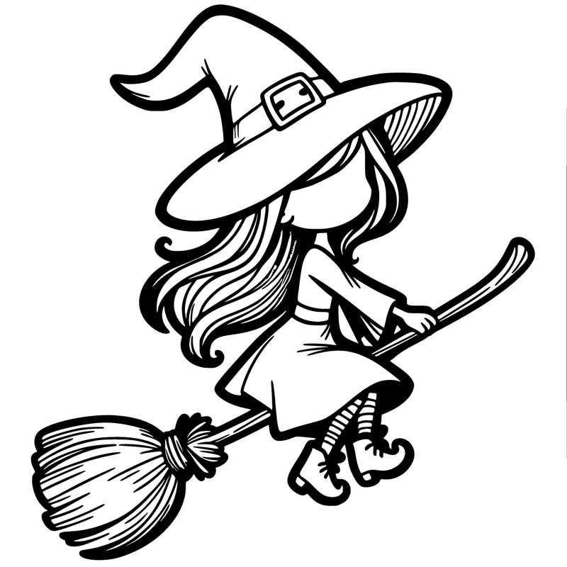 wich on a broom