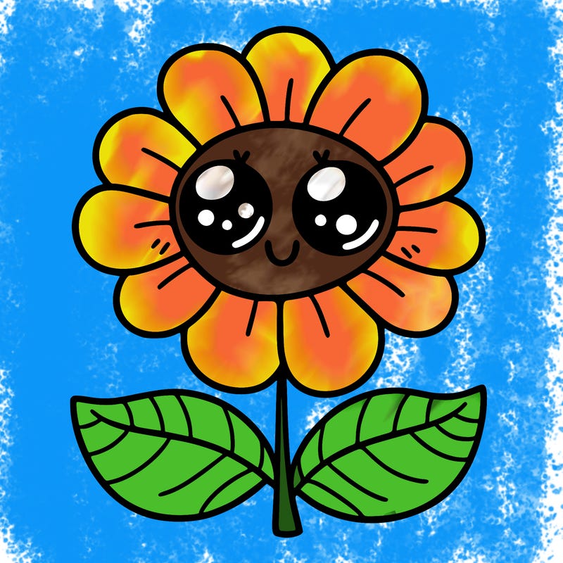 flower with eyes