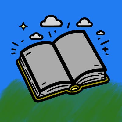 simple open book