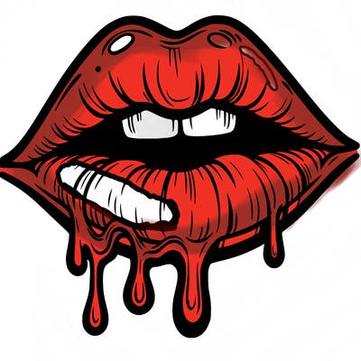 lips that look realistic and drip