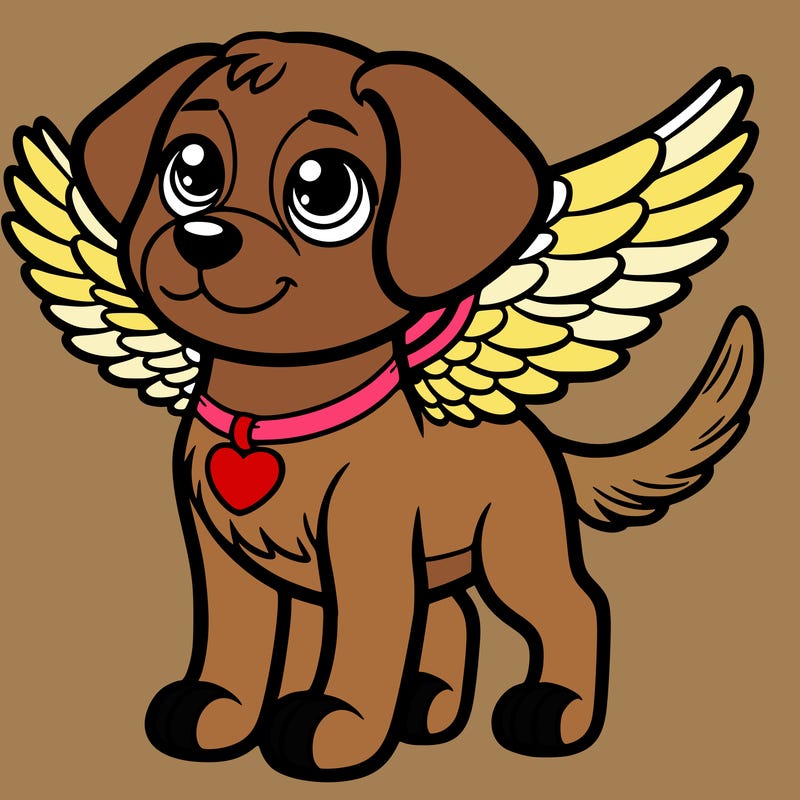 dog with wings