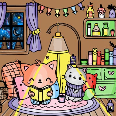 cute and cosy scene