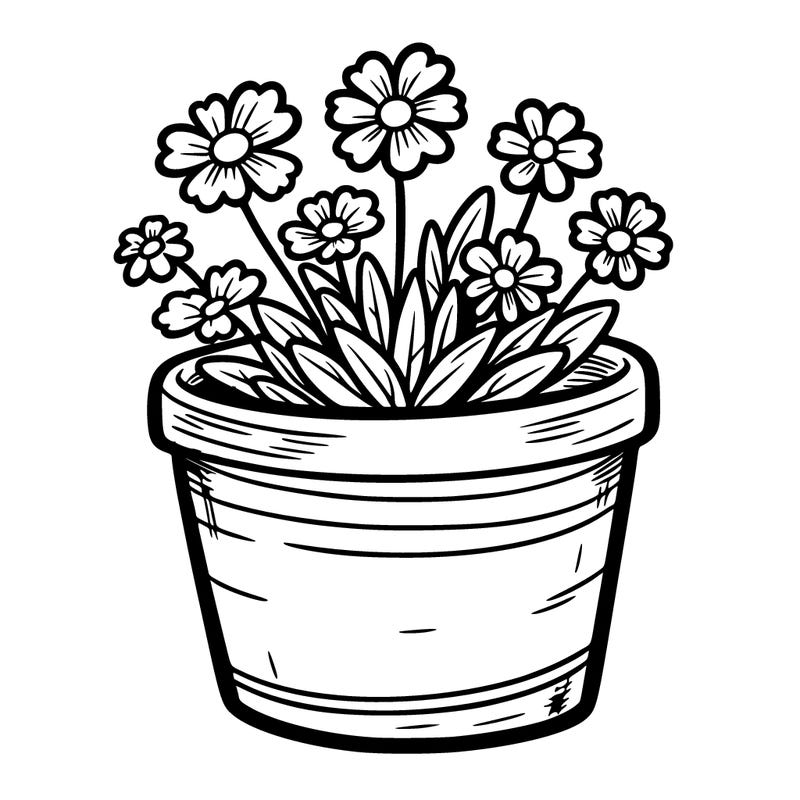 a flower pot