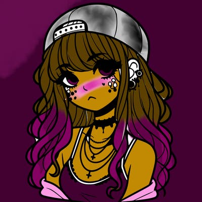 scene girl aesthetic