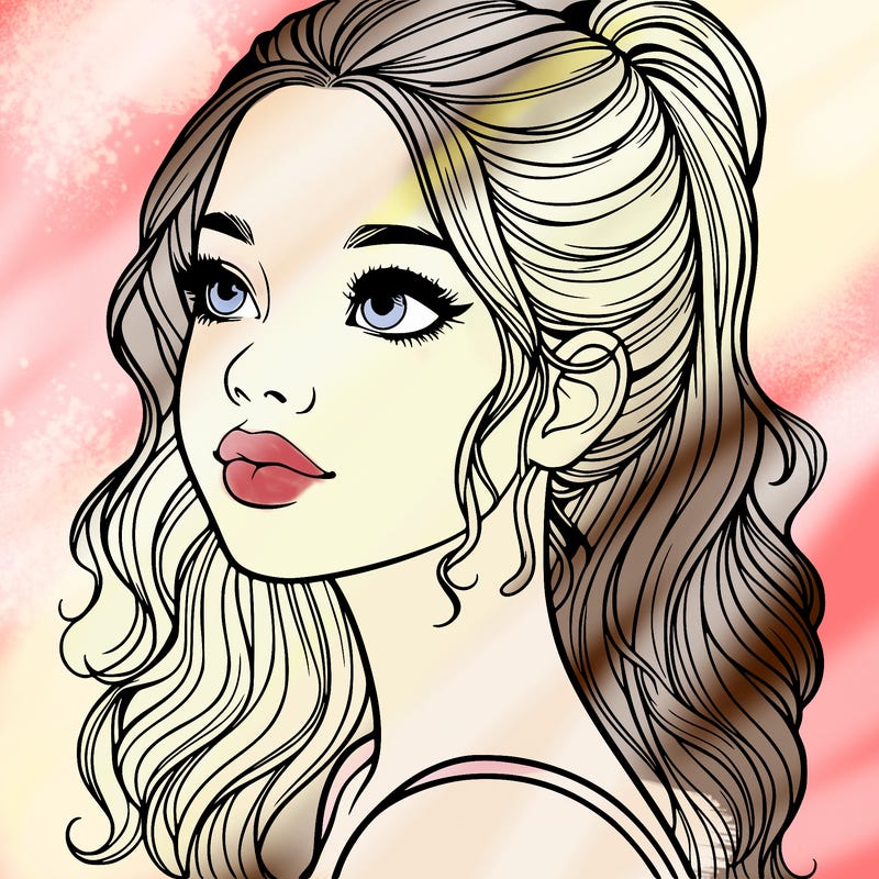 beautiful realistic girl