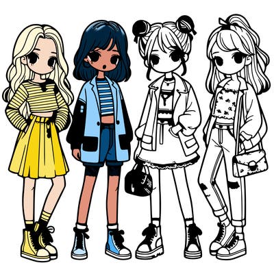 girls with fashion