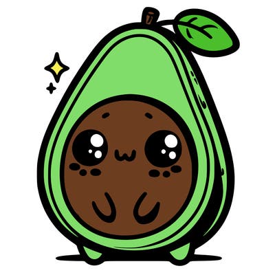 cute avocado
