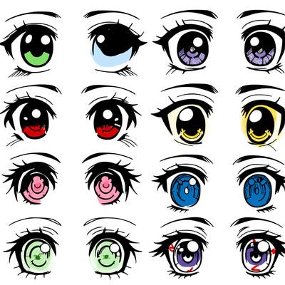 anime eyes