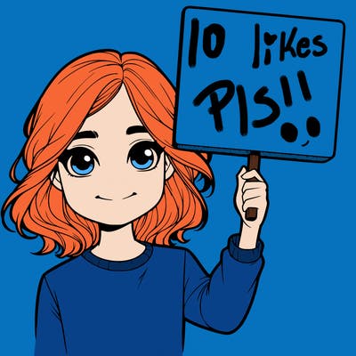 realistic girl holding up a sign