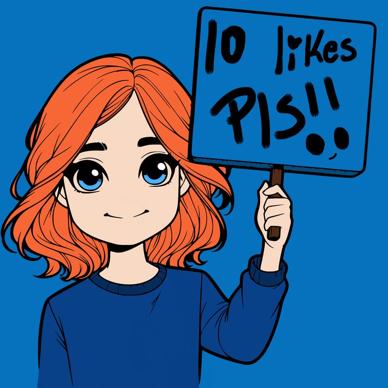 realistic girl holding up a sign