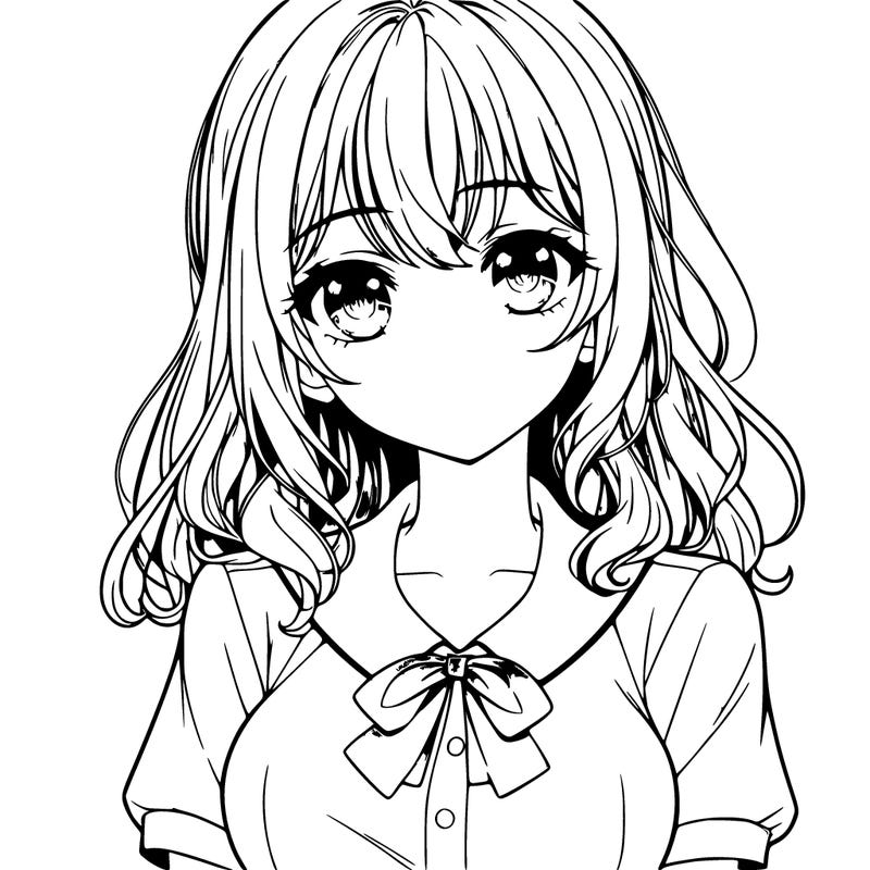 realistic anime girl