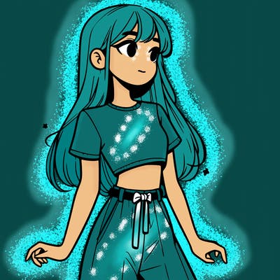 girl in a cute crop top