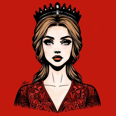 realistic beautiful queen